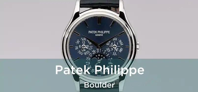  Patek Philippe Boulder